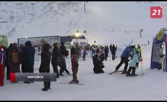 Мурманская область вошла в десятку лучших курортов Лыжники