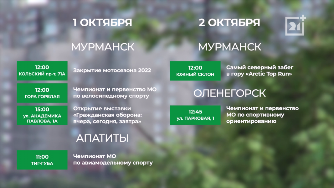 Какие интересные события ждут жителей Мурманска на выходных Афиша