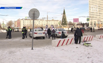 В центре Мурманска останавливали водителей Рейд ГИБДД