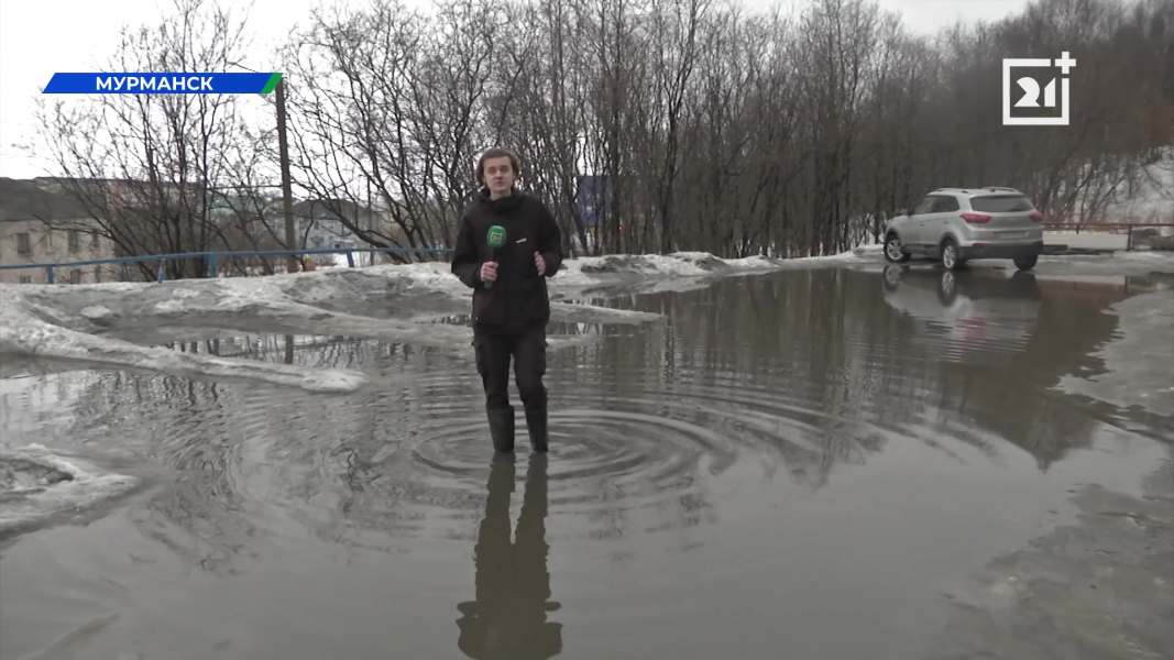 Мурманск оказался под водой Потоп
