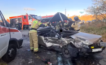 Последствия страшной аварии в Мурманской области попали на видео ДТП