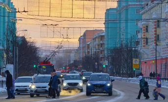 Авария в Мурманске Дорога