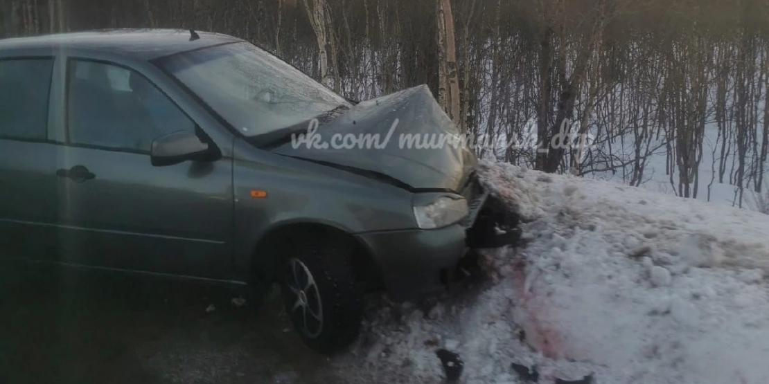 По дороге в мурманский аэропорт произошло жесткое ДТП ДТП