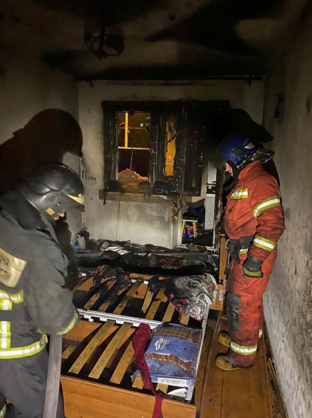 Пожар в Мурманске Пожар