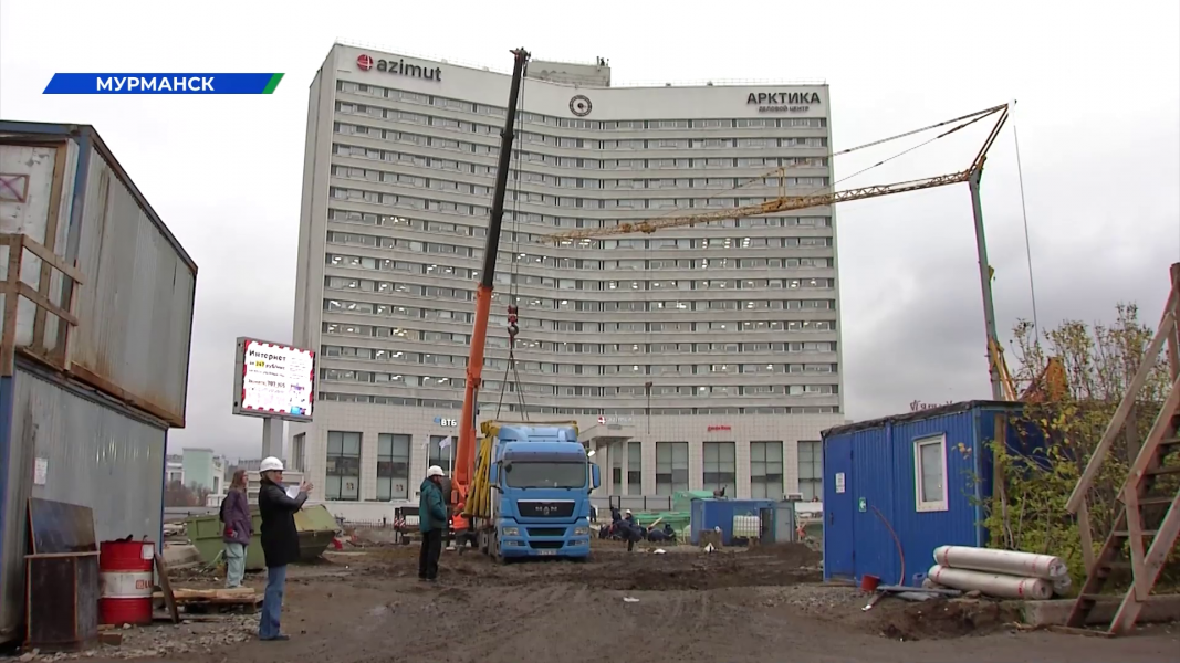 Небо в центре Мурманска очистят Центр Мурманска