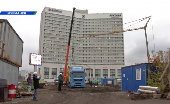 Небо в центре Мурманска очистят Центр Мурманска