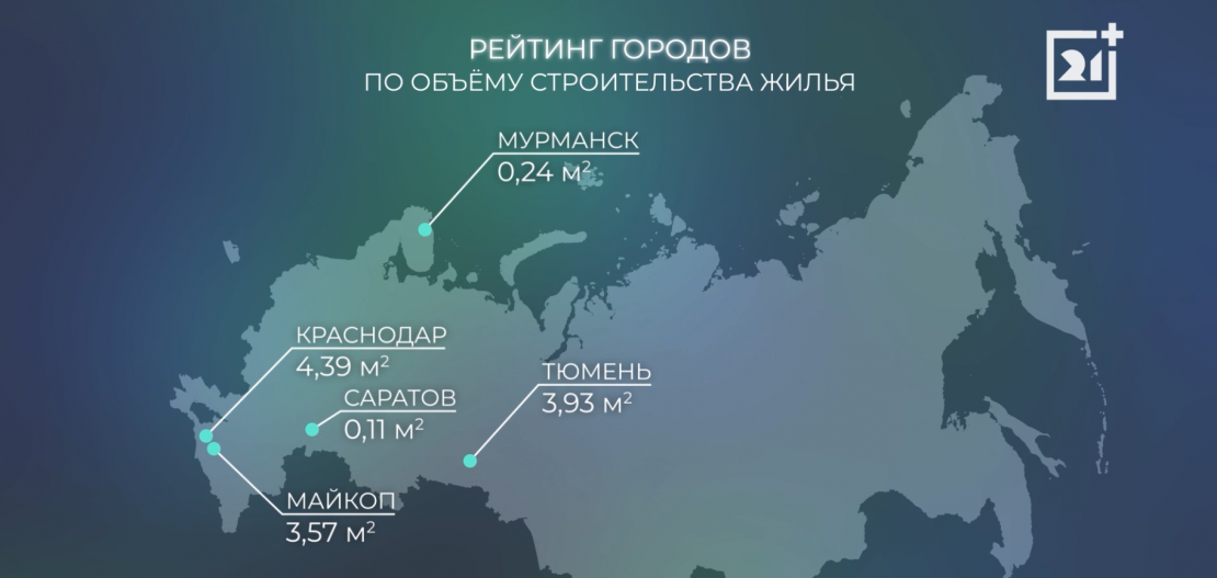 Мурманск поднялся в рейтинге городов по уровню строительства жилья Рейтинг