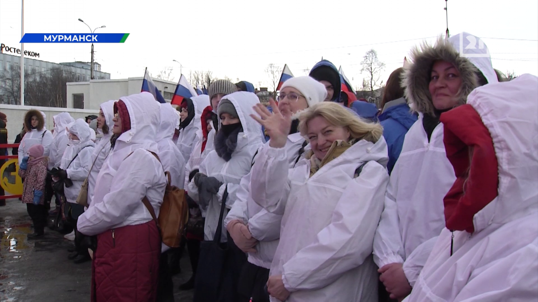 В центре Мурманска состоялось масштабное торжественное мероприятие
