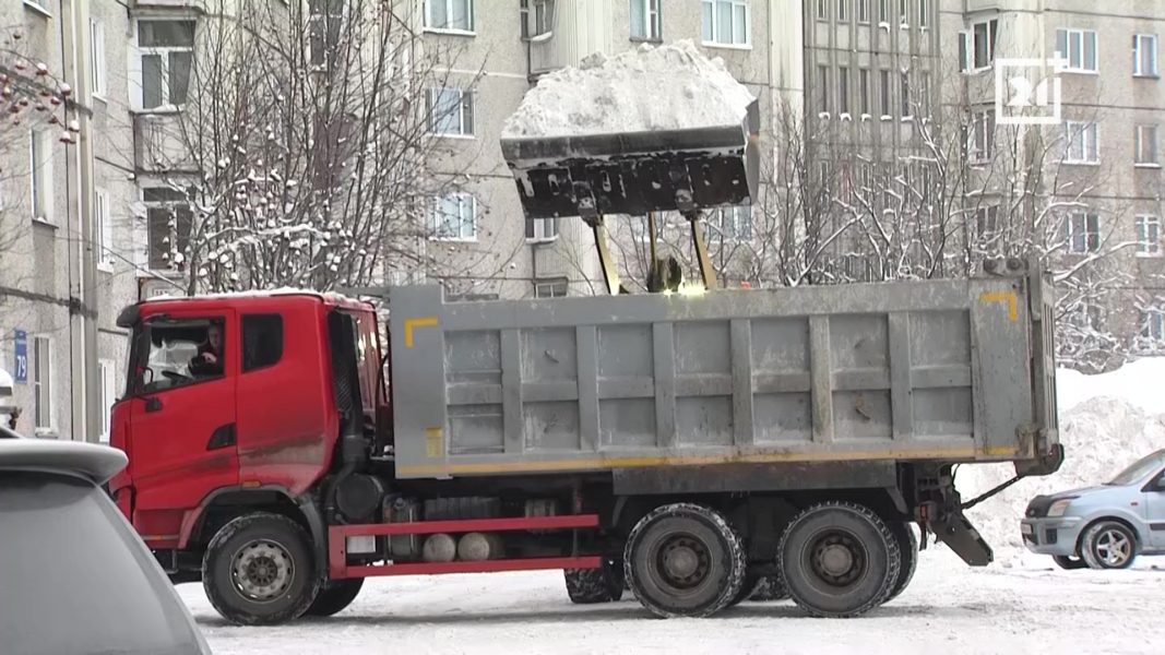 6 месячных норм снега выпало в Мурманске