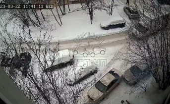 Авария в Мурманске Машины