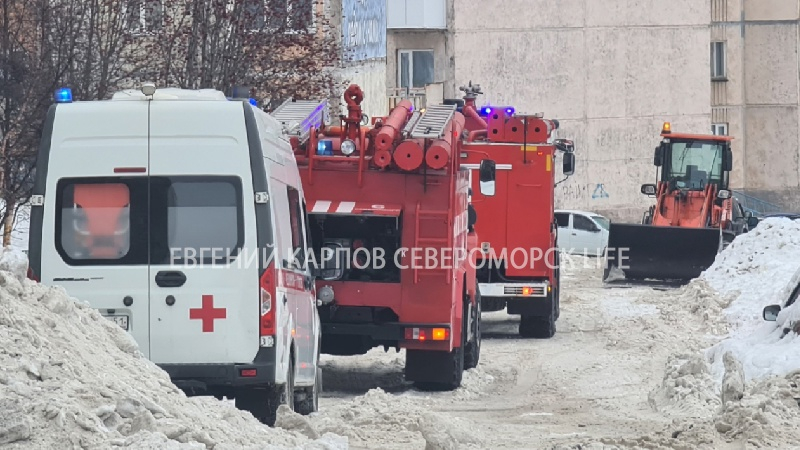 В жилом доме в Мурманской области произошел пожар Пожар