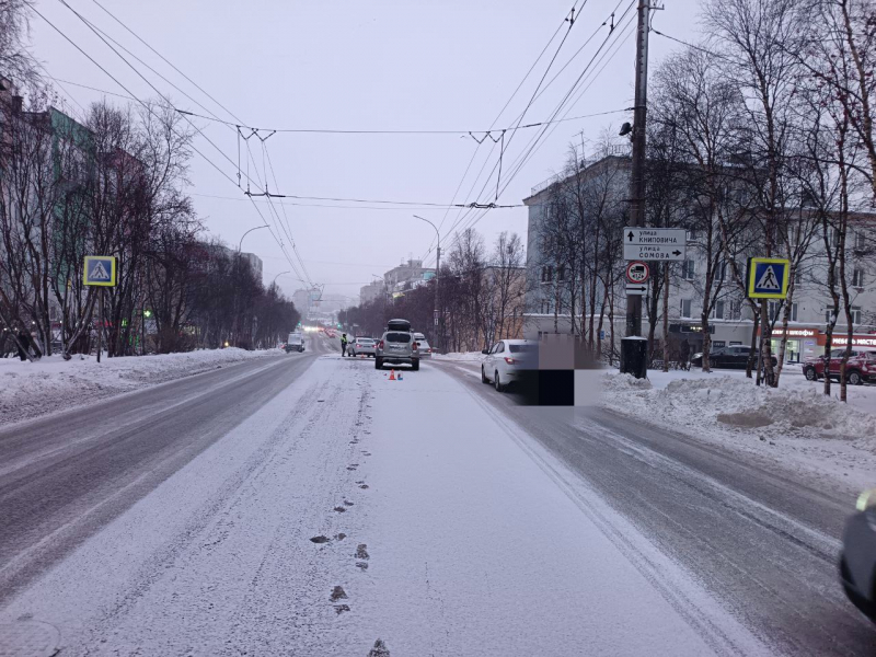 В Мурманске сбили пешехода Дорога