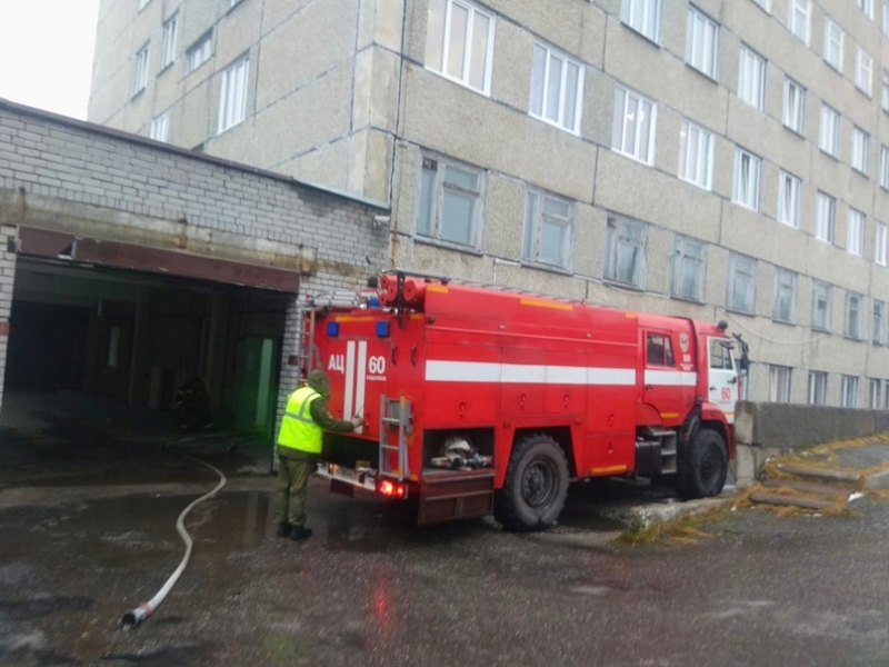 В больнице в Мурманской области произошел серьезный пожар Пожар