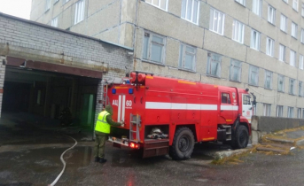 В больнице в Мурманской области произошел серьезный пожар Пожар