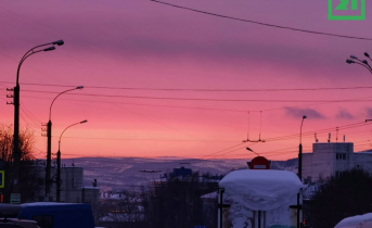 Закат в Мурманске Закат