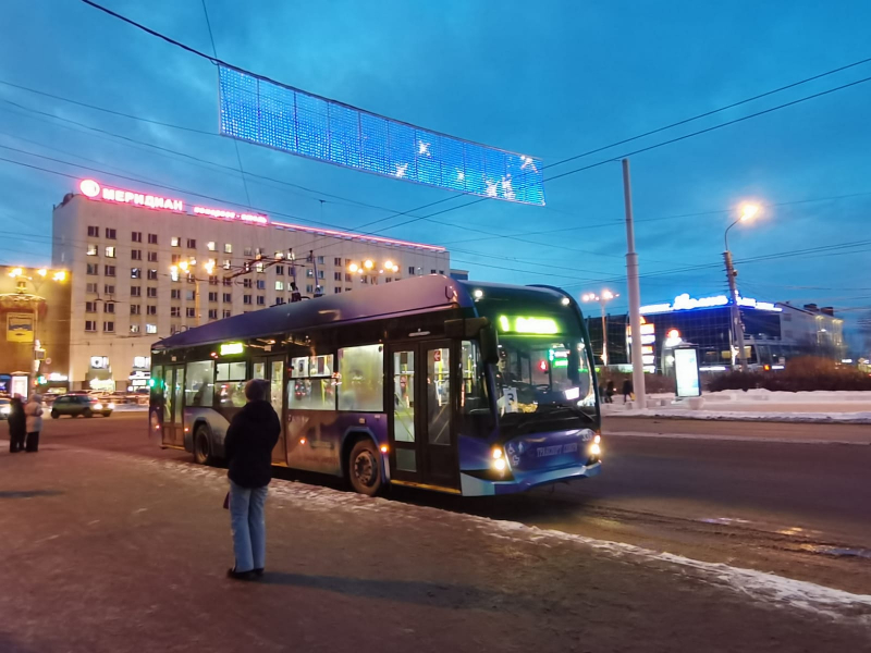 Новогоднее расписание Троллейбус