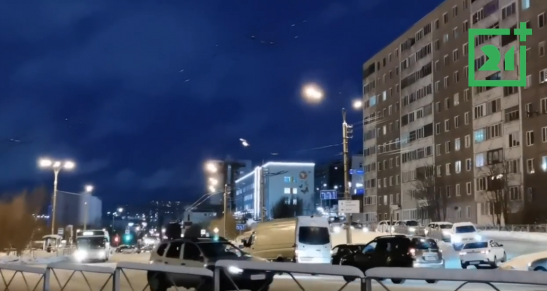 Пробка в Мурманске Пробка, машины