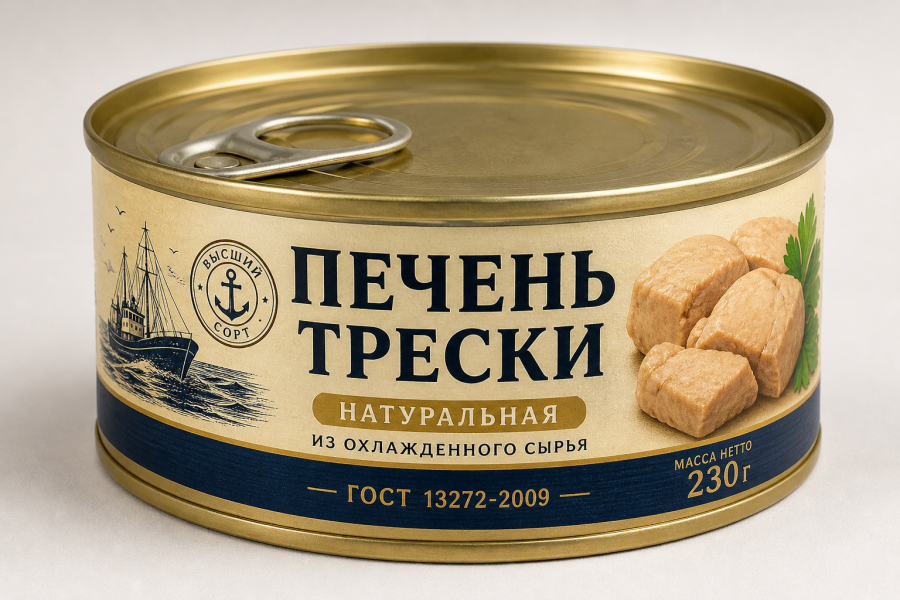 Новый закон изменит правила производства печени трески Новый закон изменит правила производства печени трески
