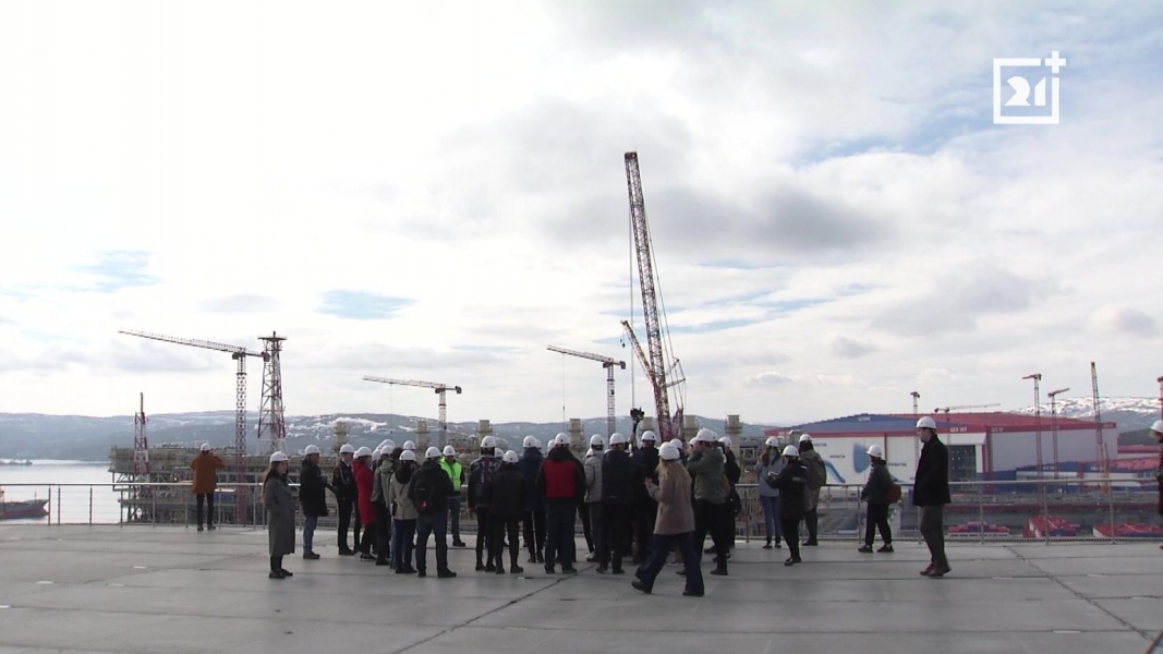 Белокаменку посетила молодежь в Мурманской области Белокаменка