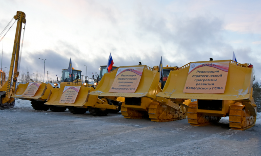 Ковдорский ГОК пополняется новой техникой Ковдорский ГОК пополняется новой техникой