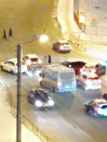 В Мурманске затруднено движение из-за ДТП ДТП