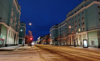 Ограничение движения в Мурманске Улица