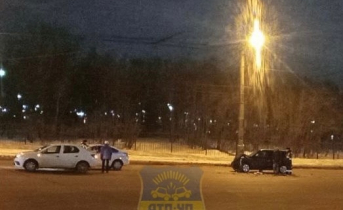Момент ДТП в Мурманске попал на видео ДТП