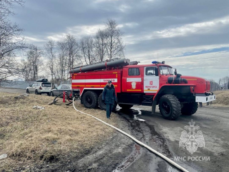 Пожар в Мурманской области Пожар