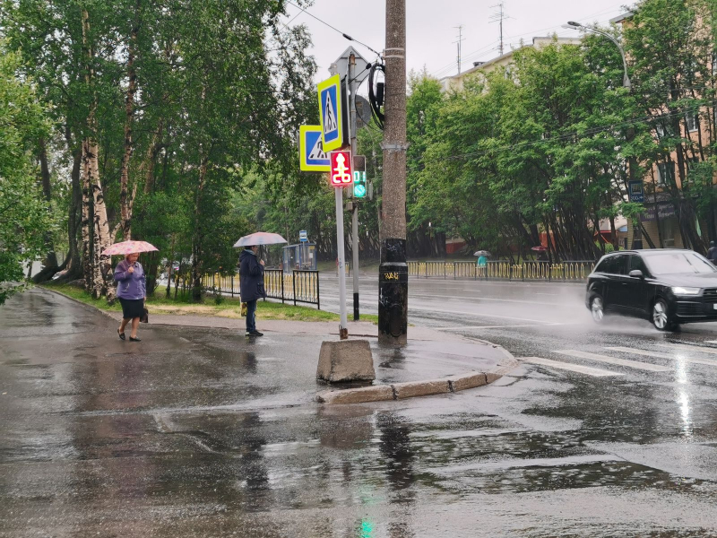 Циклон надвигается на Мурманскую область Дожди