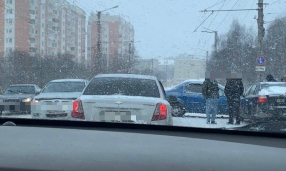 Пробка в Мурманске Авария