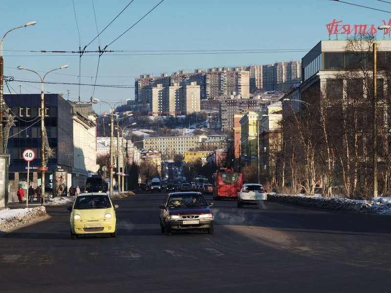 В Мурманске перекрыто автомобильное движение перекрыты автодороги в Мурманске